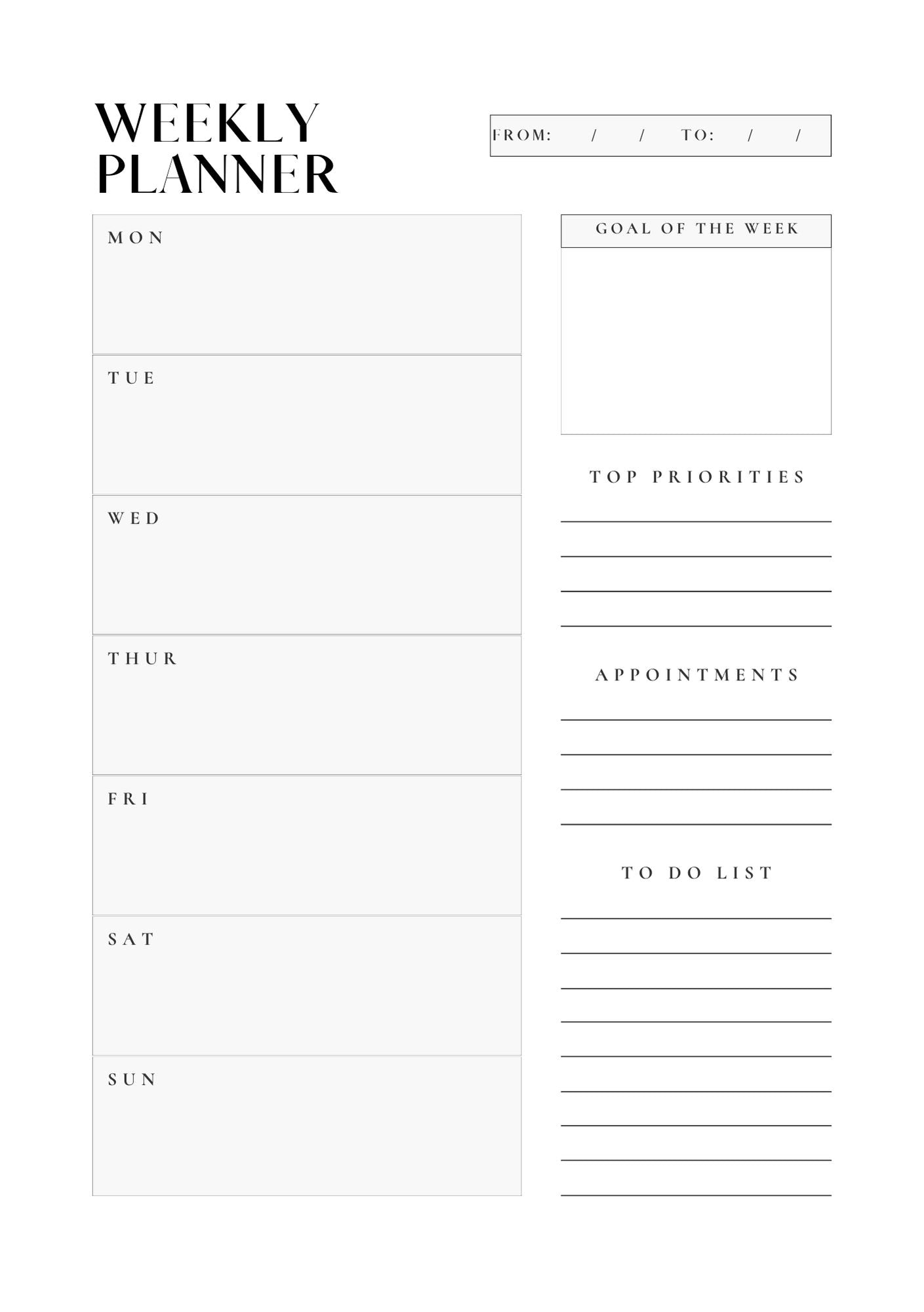 Make it Happen Planner