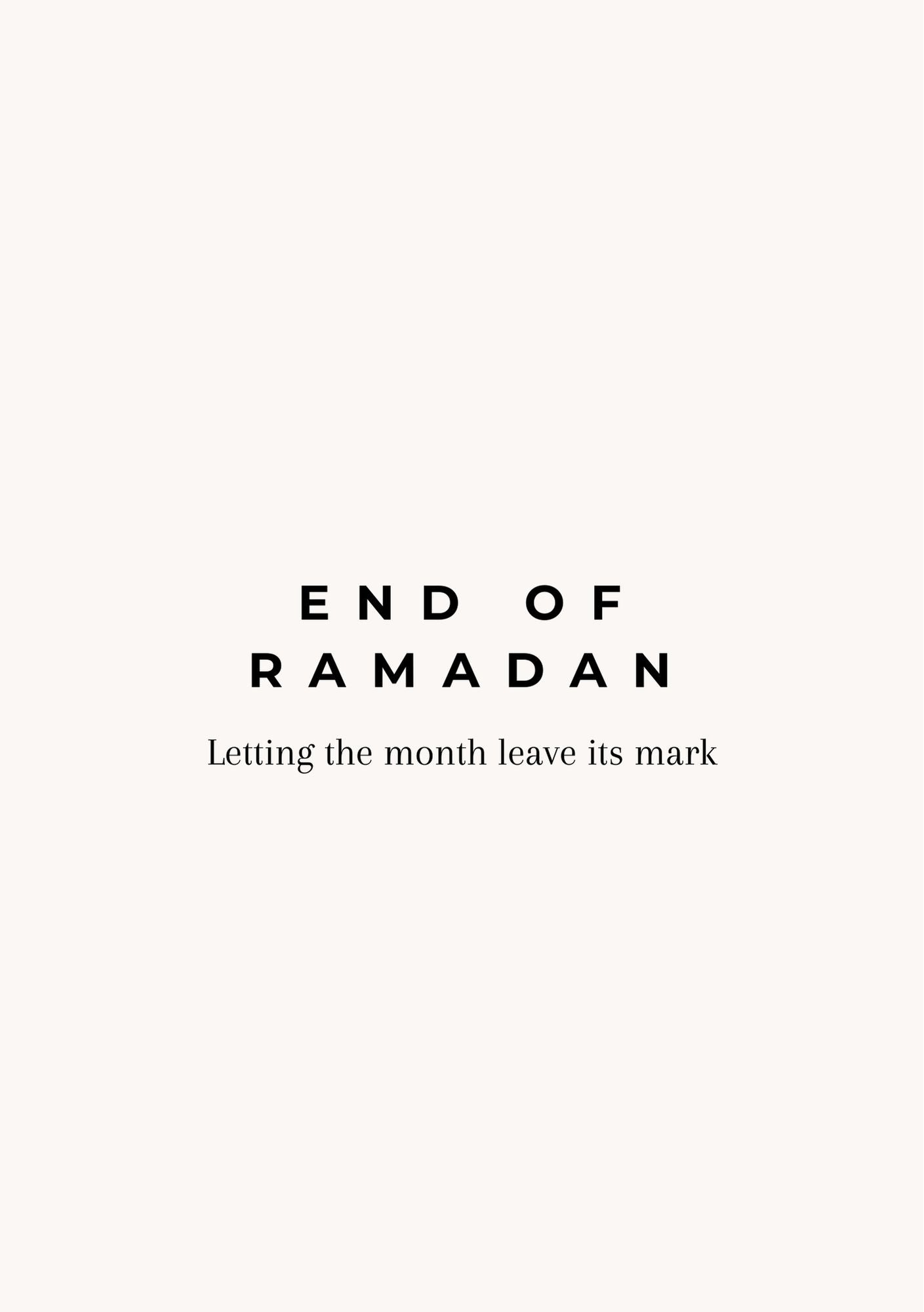 The Complete Ramadan Journal