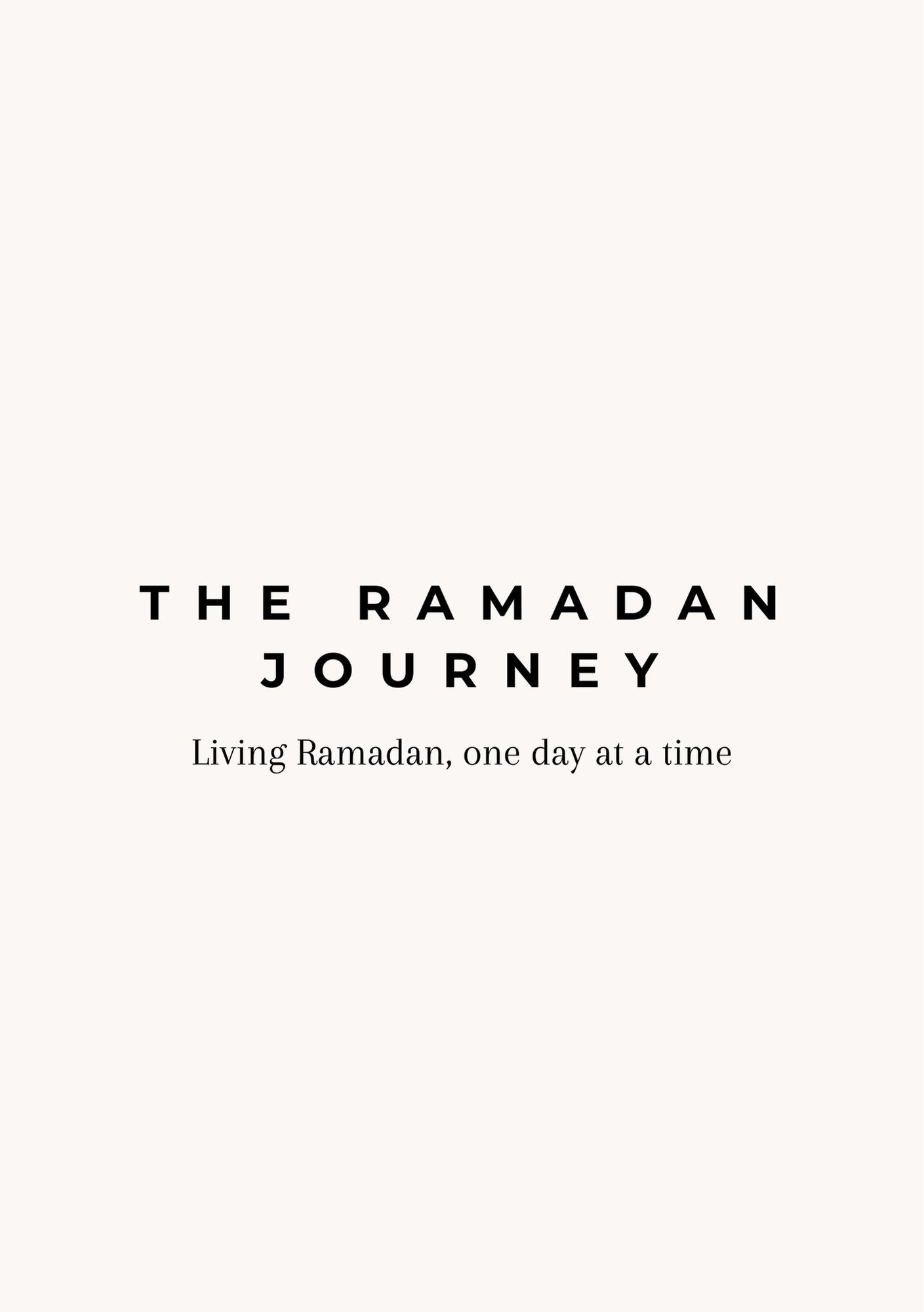 The Complete Ramadan Journal