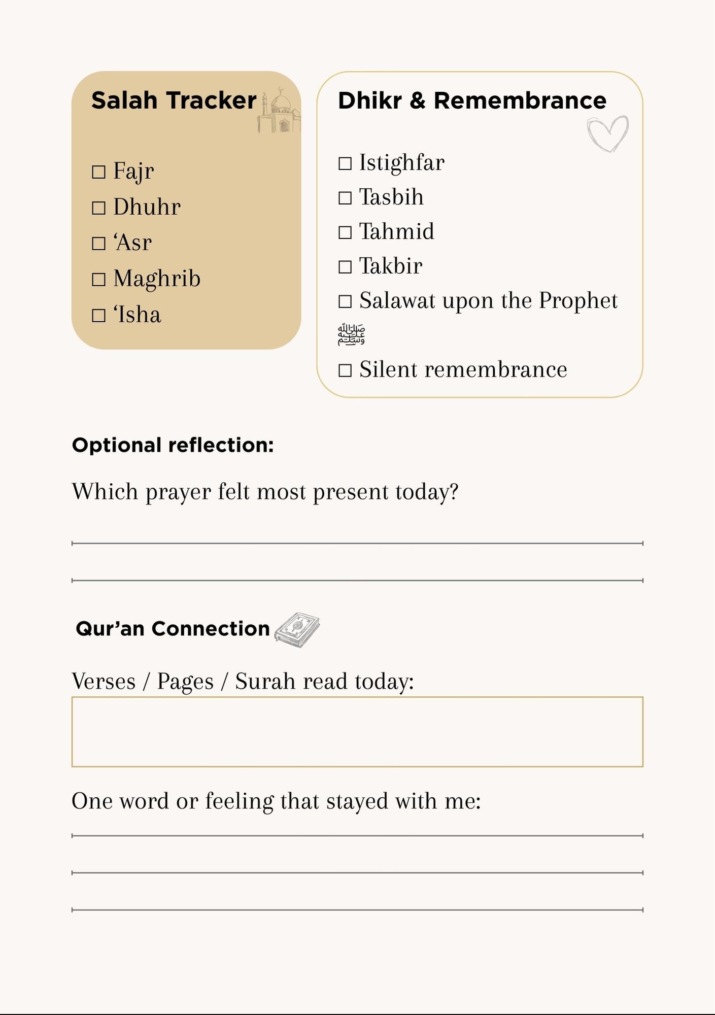 The Complete Ramadan Journal