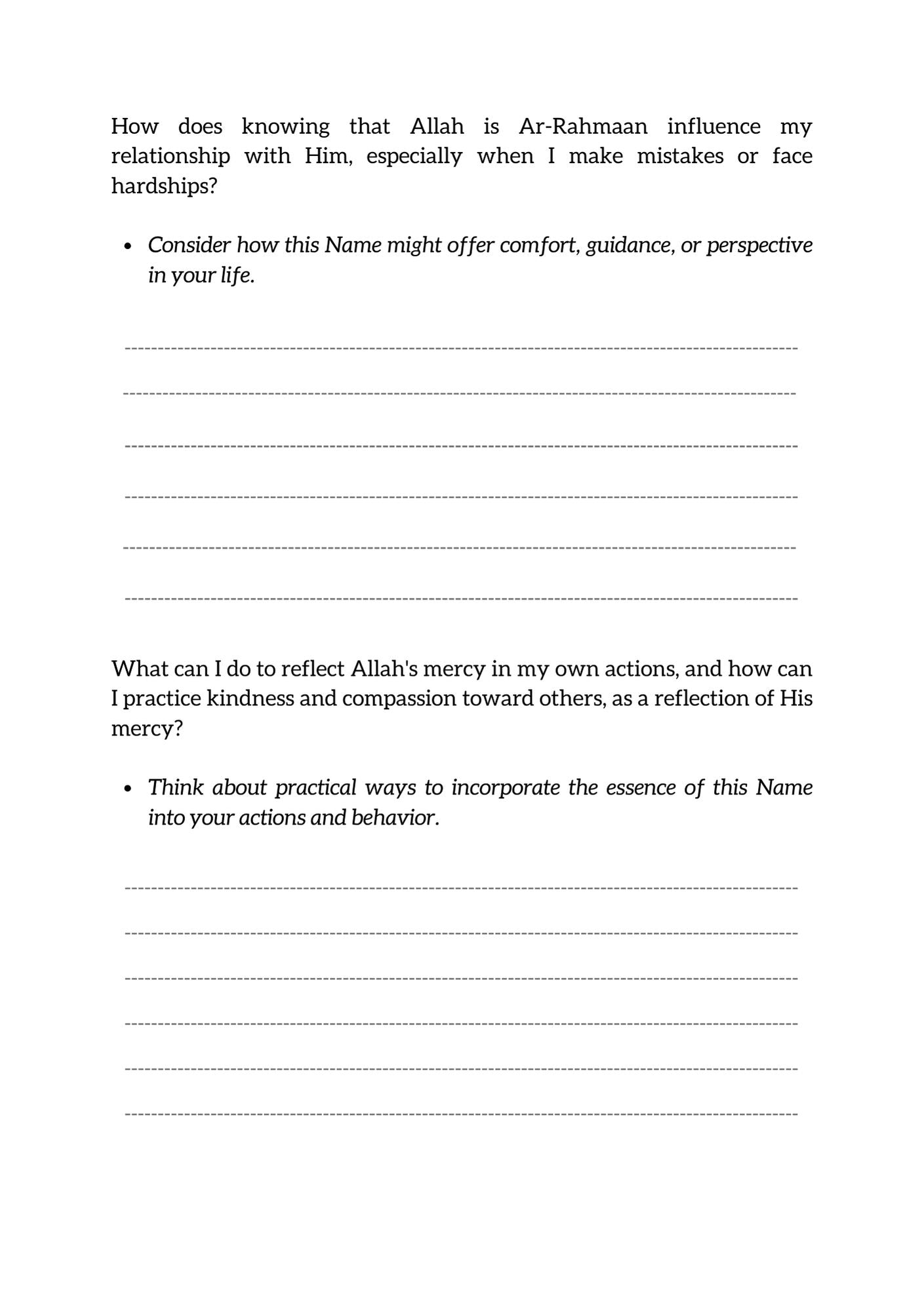 The 99 Names of Allah - Book 1